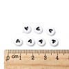 Flat Round Acrylic Beads MACR-PB37C9070-3-4