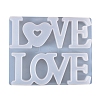 Valentine's Day Word Love Silicone Molds X-DIY-K017-18-3