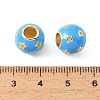Brass Enamel European Beads KK-CBA9CBD-23G-3