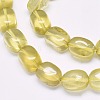 Natural Lemon Quartz Beads Strands G-O173-007-3