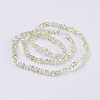 Electroplate Glass Beads Strands EGLA-J145-4mm-PL05-2
