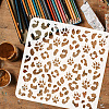 PET Hollow Out Drawing Painting Stencils DIY-WH0391-0409-3