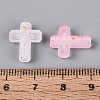 Gradient Color Transparent Acrylic Beads OACR-M023-03E-4