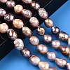Natural Baroque Pearl Keshi Pearl Beads Strands PEAR-S020-L17-2