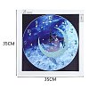 Clock with Girl & Moon DIY Diamond Painting Clock Kits PW-WGA7046-01-3