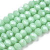 Electroplate Glass Beads Strands EGLA-A04-P8mm-A14-1