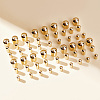 Beebeecraft 90Pcs 3 Style Brass Cord Ends KK-BBC0003-57G-5