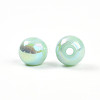 Electroplate Pearlized Glass Pearl Beads EGLA-T021-14A-04-2
