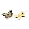 201 Stainless Steel Butterfly Lapel Pin JEWB-N007-118G-3