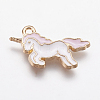 Alloy Enamel Pendants X-ENAM-G124-03B-1