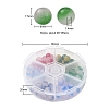6 Style Spray Painted Glass Beads Strands GGLA-YW0001-08-3