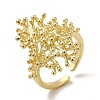 Brass Open Cuff Rings RJEW-Q778-40G-3