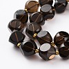 Natural Smoky Quartz Beads Strands G-A030-B23-12mm-A-3