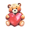 Valentine's Day Opaque Printed Acrylic Pendants OACR-A045-06I-1