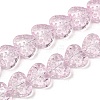Transparent Glass Beads Strands GLAA-H038-01I-1