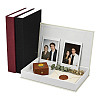 3Pcs 3 Colors Book Shaped Linen Magnetic Storage Boxes CON-GW0001-04-1