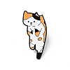 Cartoon Cat Enamel Pin JEWB-J005-10F-EB-1