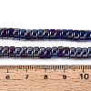 AB Color Plated Opaque Glass Beads Strands LS-GLAA-T026-3x6mm-P09-4