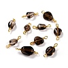 Natural Mixed Gemstone Links Connectors G-K316-02-RS-2