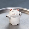 Ceramics Tea Pet Maneki-neko Display Decoration PW-WG5E620-01-1