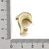 Brass Slide Charms KK-CBAEEA8-19G-3