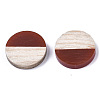 Resin & Wood Cabochons RESI-R425-05F-2