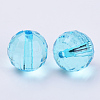 Transparent Acrylic Beads TACR-Q254-10mm-V40-3