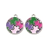 Alloy Enamel Pendants ENAM-J650-02P-02-3