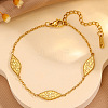 304 Stainless Steel Link Bracelets WG31B8D-01-3