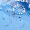   4Pcs 2 Colors Sterling Silver Spacer Beads STER-PH0001-64-5