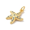 Rack Plating Brass Cubic Zirconia Pendants KK-Z056-11G-2