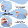 1 Roll Waxed Cotton Thread Cords YC-PH0002-48B-02-4