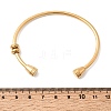 304 Stainless Steel Cuff Bangles for Women BJEW-P394-02G-5