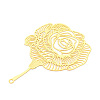 Brass Filigree Big Pendants KKC-T003-35G-2