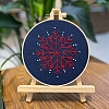 Christmas Snowflake DIY Embroidery Kits PW-WGCD52B-03-1