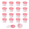 BENECREAT 12Pcs Empty PP Plastic Facial Mask Cosmetic Cream Jars DIY-BC0012-81A-1