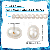 1 Strand Natural Keshi Pearl Beads Strands PEAR-SC0001-38-2