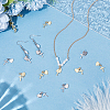 12Pcs 2 Colors Rack Plating Brass Pendants KK-UN0005-96-2