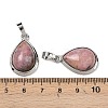 Natural Rhodonite Pendants G-L512-C08-A-3