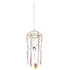 Quartz Crystal & Alloy Suncatchers HJEW-Z009-02B-1