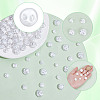 200Pcs 4 Styles Resin Imitation Pearl Beads FIND-AR0005-46-3