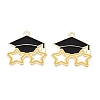 Alloy Enamel Pendants ENAM-Q004-01KCG-02-1