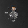Mini High Borosilicate Glass Bottle Bead Containers BOTT-PW0001-261J-1