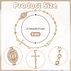 2Pcs Brass Beads Link Bracelets BJEW-GO0001-33-2