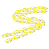 Handmade Opaque Acrylic Cable Chains KY-N014-001K-3