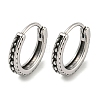 316 Surgical Stainless Steel Hoop Earrings EJEW-D096-23K-AS-1