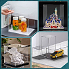 Acrylic Minifigure Display Cases with Black Base ODIS-WH0030-314B-5