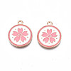 Alloy Enamel Pendants ENAM-S115-148B-2