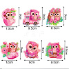 Magnetic Refrigerator Sticker Decorative Diamond Painting Kits PW-WG23632-02-1
