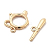 Brass Toggle Clasps KK-L222-010G-1